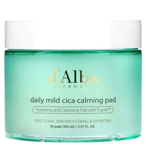 d'Alba Daily Mild Cica Calming Pad Calming and Soothing Pads Sensitive  50 pads